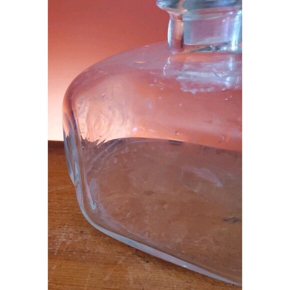 Blenko Williamsburg Custom Glass Bottle Hand-blown Ship's Decanter With Stopper - Picture 10 of 14
